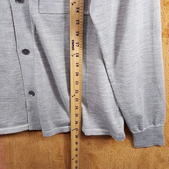 NORSE PROJECTS Shirt Mens Medium Tan Button Up Rollo Tech Merino SAND $360 - Picture 9 of 10